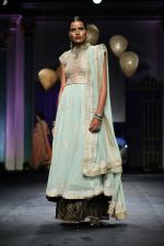 Model walks for Meera Mussafar Ali at India Bridal week on 10th Aug 2014